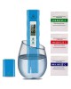 Wellon Gold 5G TDS Meter and pH Meter Combo, 0.05ph High Accuracy Pen Type pH Meter +/- 2% Readout Accuracy 3-in-1 TDS Temperature Meter